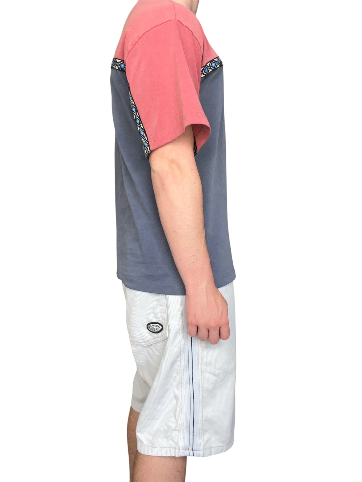 Aztec Tee (Red/Navy)
