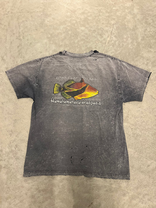 Thrashed Hawaiian Lava T-Shirt (L)