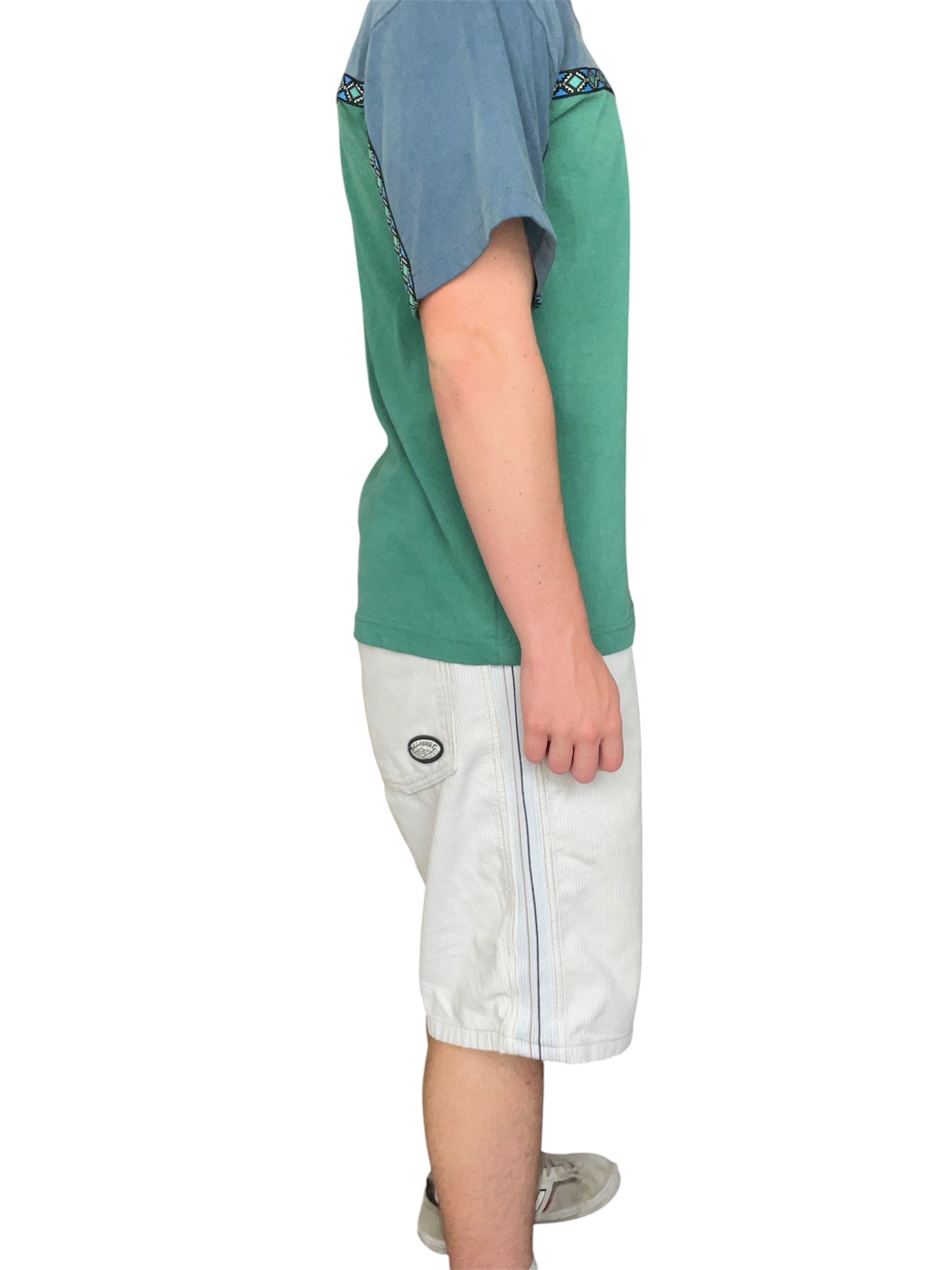 Aztec Tee (Navy/Green)